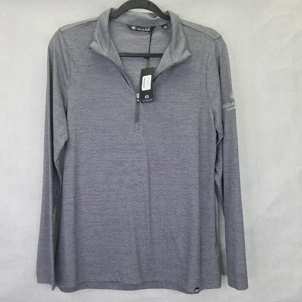 Performance Men’s Gray Quarter-Zip Pullover